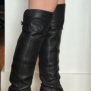 Black Over the Knee Boots